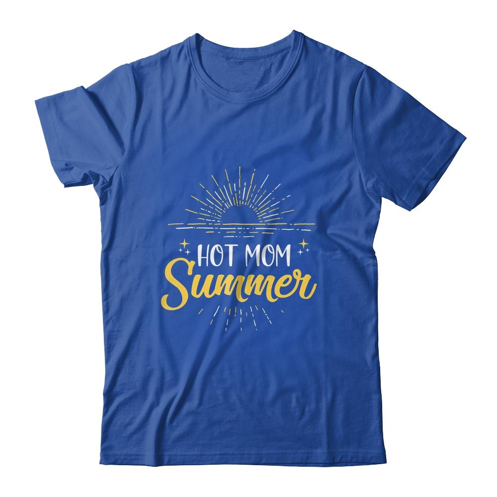 Hot Mom Summer Hot Mommy Summer Vacation Women-T-Shirt & Tank Top-Classic T-Shirt-Royal