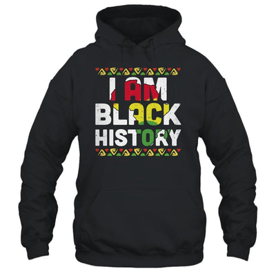 I Am Black History African Black History Month Pride Gift-T-Shirt & Hoodie-Pullover Hoodie-Black