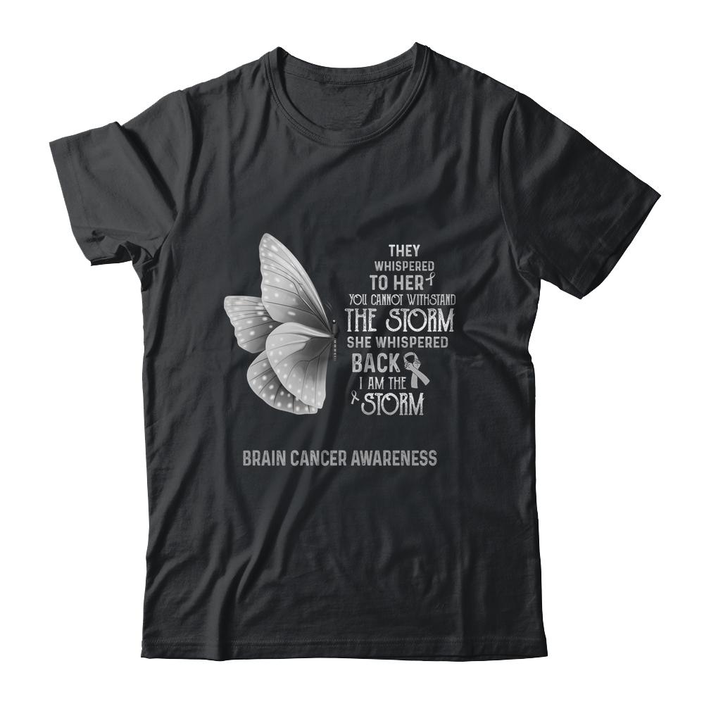 I Am The Storm Brain Cancer Awareness Butterfly