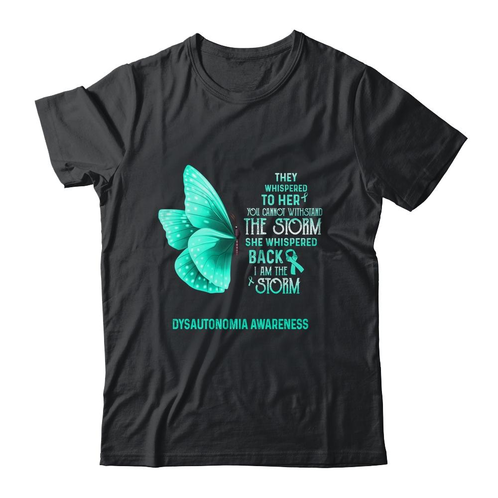I Am The Storm Dysautonomia Awareness Butterfly-T-Shirt & Tank Top-Classic T-Shirt-Black