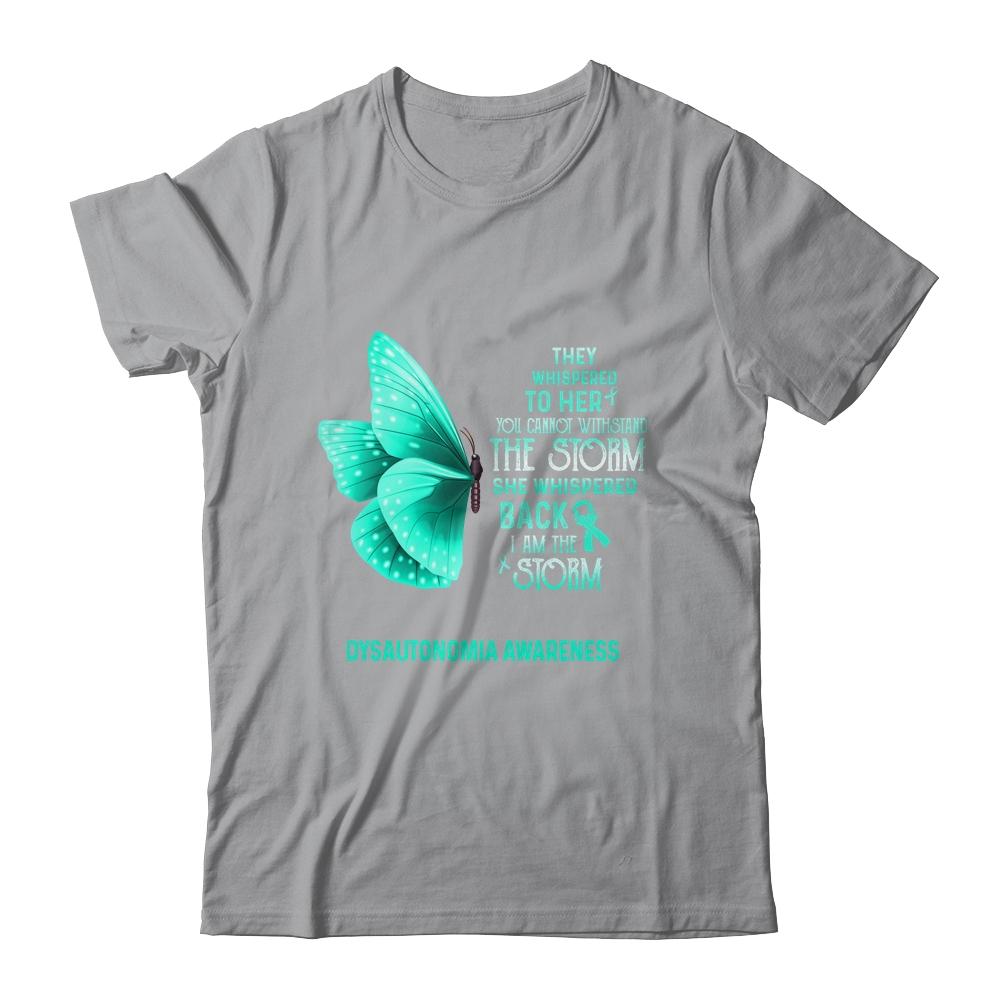 I Am The Storm Dysautonomia Awareness Butterfly-T-Shirt & Tank Top-Classic T-Shirt-Sport Grey