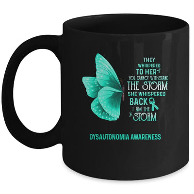 I Am The Storm Dysautonomia Awareness Butterfly Mug-Coffee Mug-Mug-Black