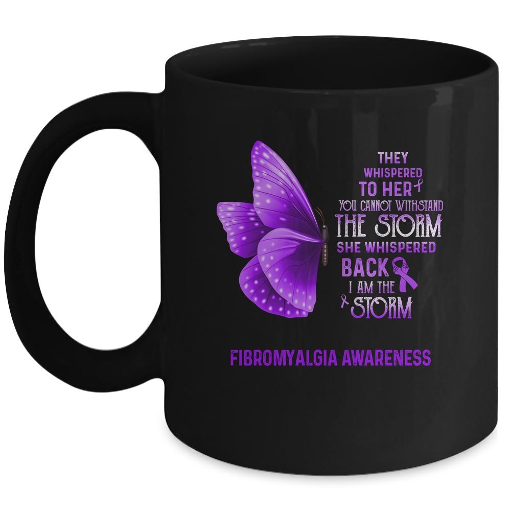 I Am The Storm Fibromyalgia Awareness Butterfly Mug