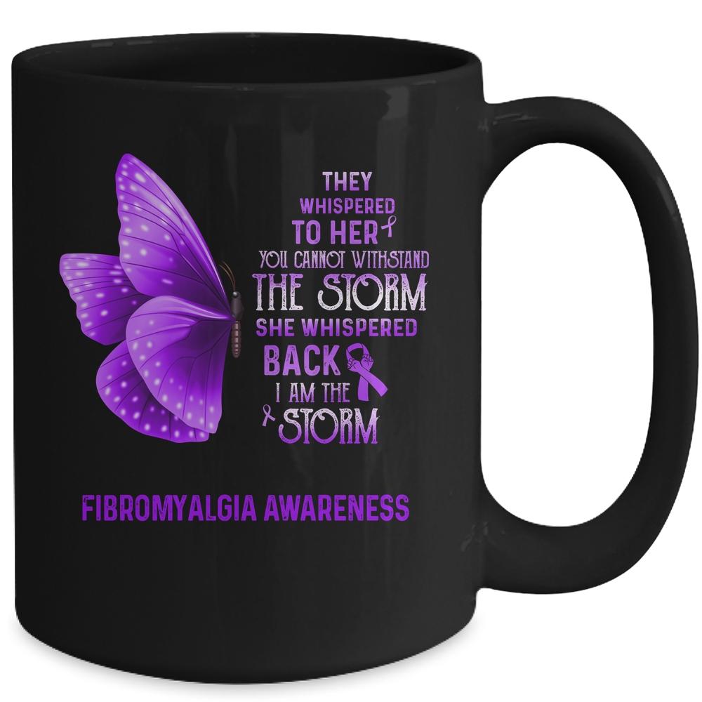 I Am The Storm Fibromyalgia Awareness Butterfly Mug-Coffee Mug-