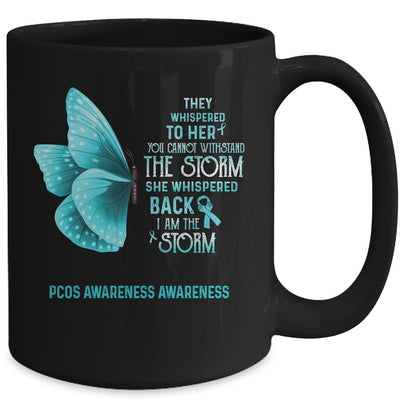 I Am The Storm PCOS Awareness Butterfly Mug-Coffee Mug-