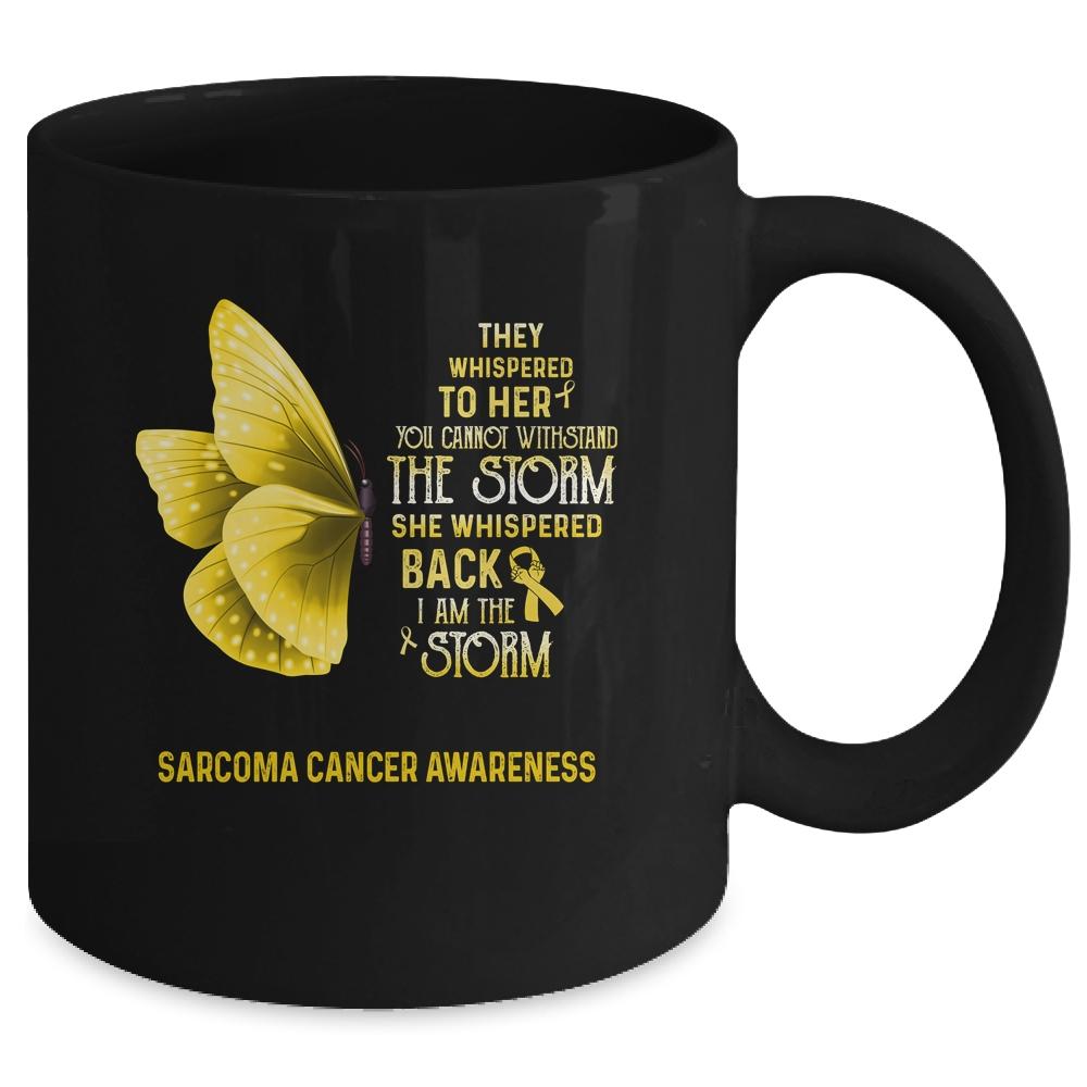 I Am The Storm Sarcoma Cancer Awareness Butterfly Mug-Coffee Mug-