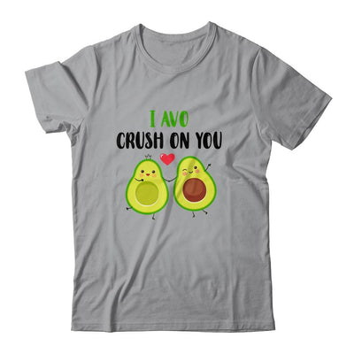 I Avo Crush On You Valentine And Love Adorable Avocado-T-Shirt & Hoodie-Classic T-Shirt-Sport Grey