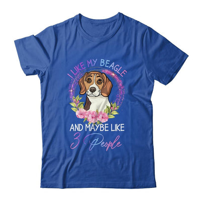 I Like My Beagle And Maybe Like 3 People Mom Life-T-Shirt & Tank Top-Classic T-Shirt-Royal