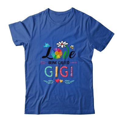 I Love Being Called Gigi Daisy Flower Mothers Day-T-Shirt & Tank Top-Classic T-Shirt-Royal