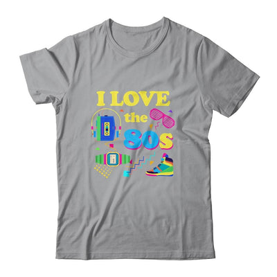 I Love The 80s Gift Clothes For Women And Men-T-Shirt & Tank Top-Classic T-Shirt-Sport Grey