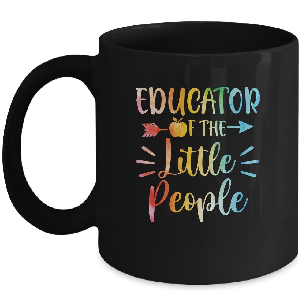 I Teach Little People Funny Preschool Teacher Gift Mug-Coffee Mug-Mug-Black