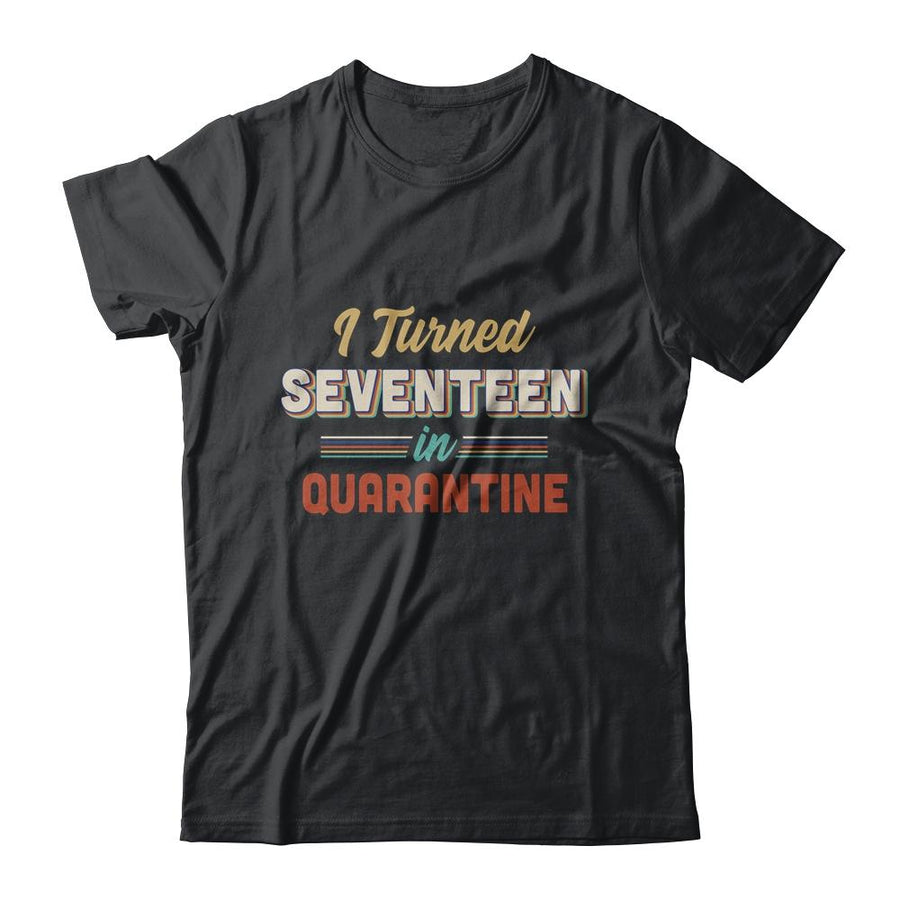 I Turned 17 In Quarantine 17th Birthday Gift-T-Shirt & Hoodie-Classic T-Shirt-Black