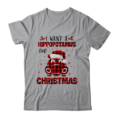 I Want A Hippopotamus For Christmas Xmas Hippo-T-Shirt & Sweatshirt-Classic T-Shirt-Sport Grey