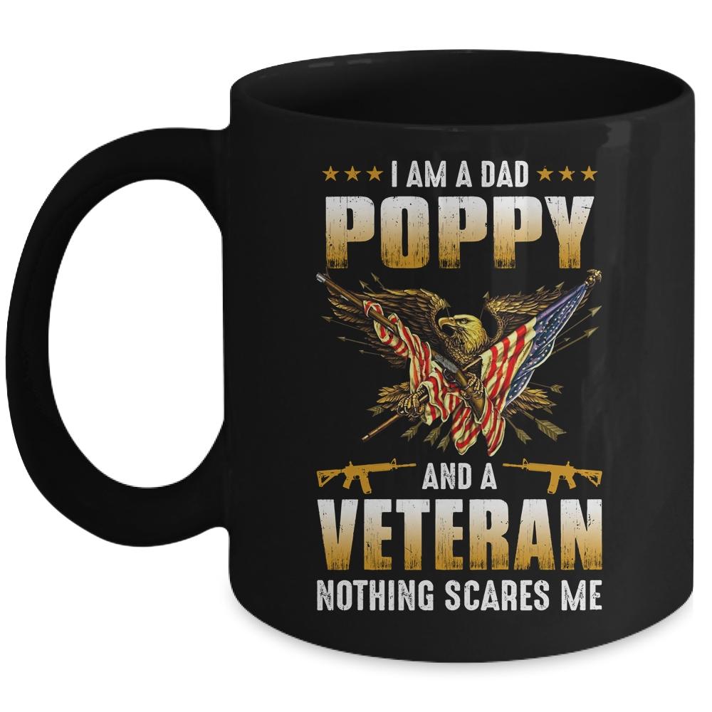 I'm A Dad Poppy And A Veteran Father's Day Mug