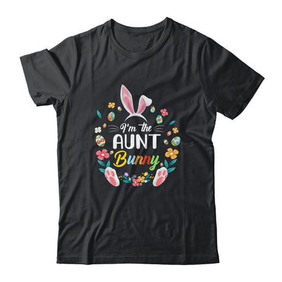 I'm The Aunt Bunny Matching Family Easter Party-T-Shirt & Hoodie-Classic T-Shirt-Black