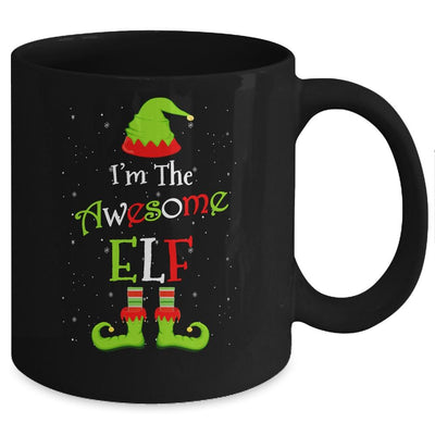 I'm The Awesome Elf Family Matching Funny Christmas Group Gift Mug-Coffee Mug-Mug-Black
