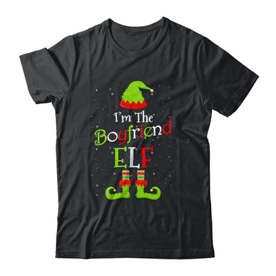 I'm The Boyfriend Elf Family Matching Funny Christmas Group Gift-T-Shirt & Sweatshirt-Classic T-Shirt-Black