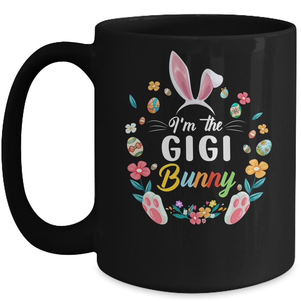 I'm The Gigi Bunny Matching Family Easter Party Mug-Coffee Mug-Mug-Black