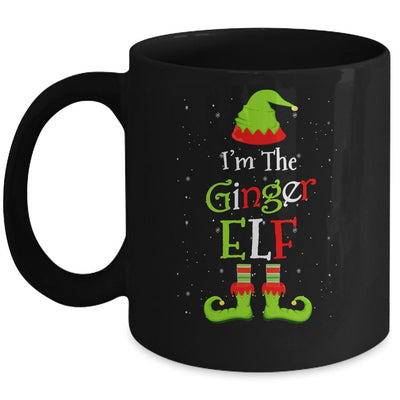 I'm The Ginger Elf Family Matching Funny Christmas Group Gift Mug-Coffee Mug-Mug-Black