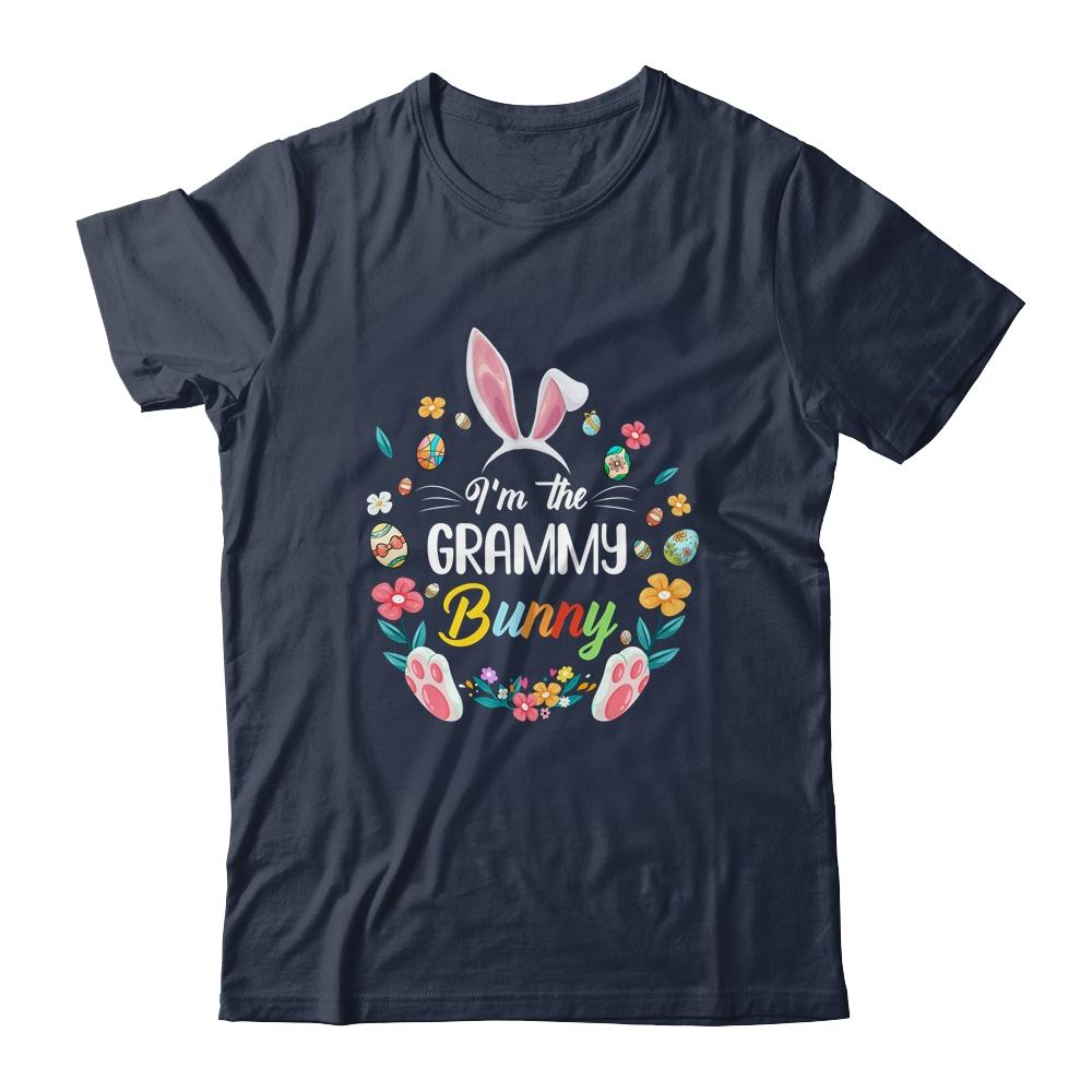 I'm The Grammy Bunny Matching Family Easter Party-T-Shirt & Hoodie-Classic T-Shirt-Navy