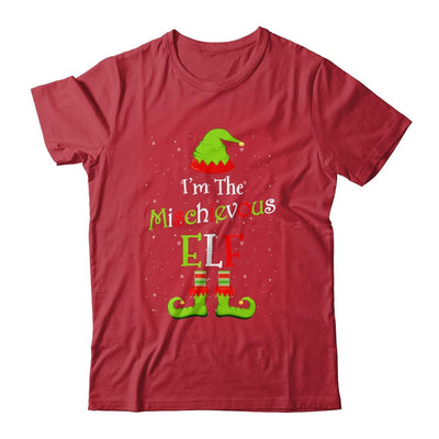 I'm The Mischievous Elf Family Matching Funny Christmas Group Gift-T-Shirt & Sweatshirt-Classic T-Shirt-Red
