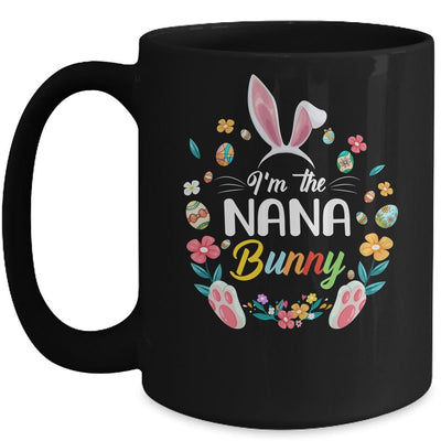 I'm The Nana Bunny Matching Family Easter Party Mug-Coffee Mug-Mug-Black