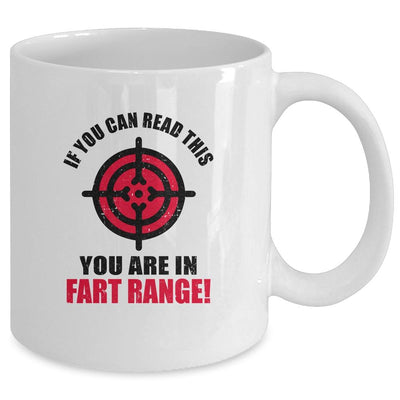 If You Can Read This You're In Fart Range Funny Halloween Mug-Coffee Mug-Mug-White