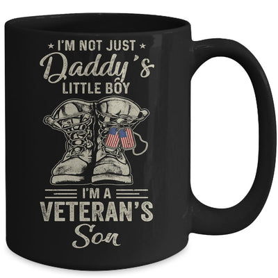 Im Not Just Daddys Little Boy Im Veterans Son Mug-Coffee Mug-