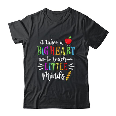 It Takes A Big Heart To Teach Little Minds Teacher Gift-T-Shirt & Hoodie-Classic T-Shirt-Black