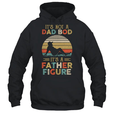 It's Not A Dad Bod It's A Father Figure Fathers Day Vintage-T-Shirt & Hoodie-Pullover Hoodie-Black