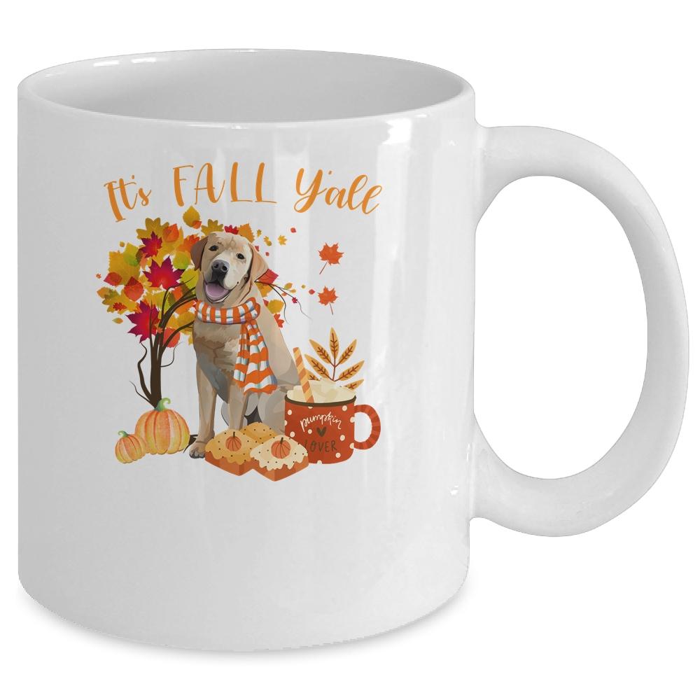 Its Fall Yall Labrador Dog Halloween Autumn Mug-Coffee Mug-Mug-White