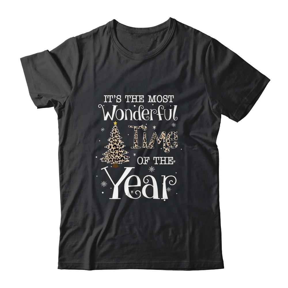 Its The Most Wonderful Time The Year Leopard Plaid Christmas Tree