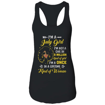 July Birthday Gifts I'm A Queen Black Women Girl-T-Shirt & Tank Top-Women's Ideal Racerback Tank-Black