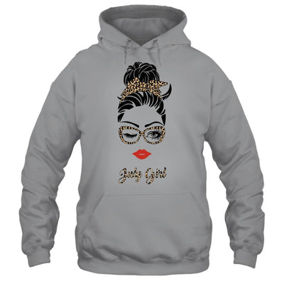July Girl Woman Lips Eyes Lady Leopard Birthday Gift-T-Shirt & Tank Top-Pullover Hoodie-Sport Grey