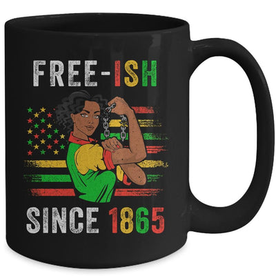 Juneteenth Free-Ish Since 1865 Black Pride Women Mug-Coffee Mug-