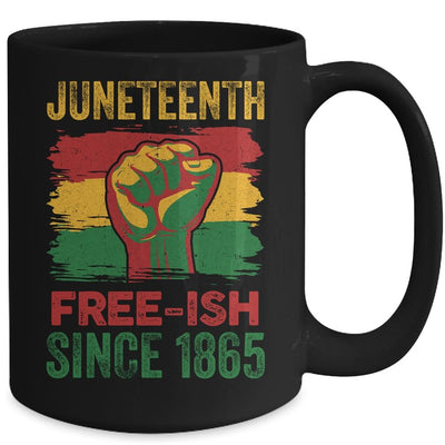 Juneteenth Free-Ish Since 1865 Independence Day Black Pride Mug-Coffee Mug-