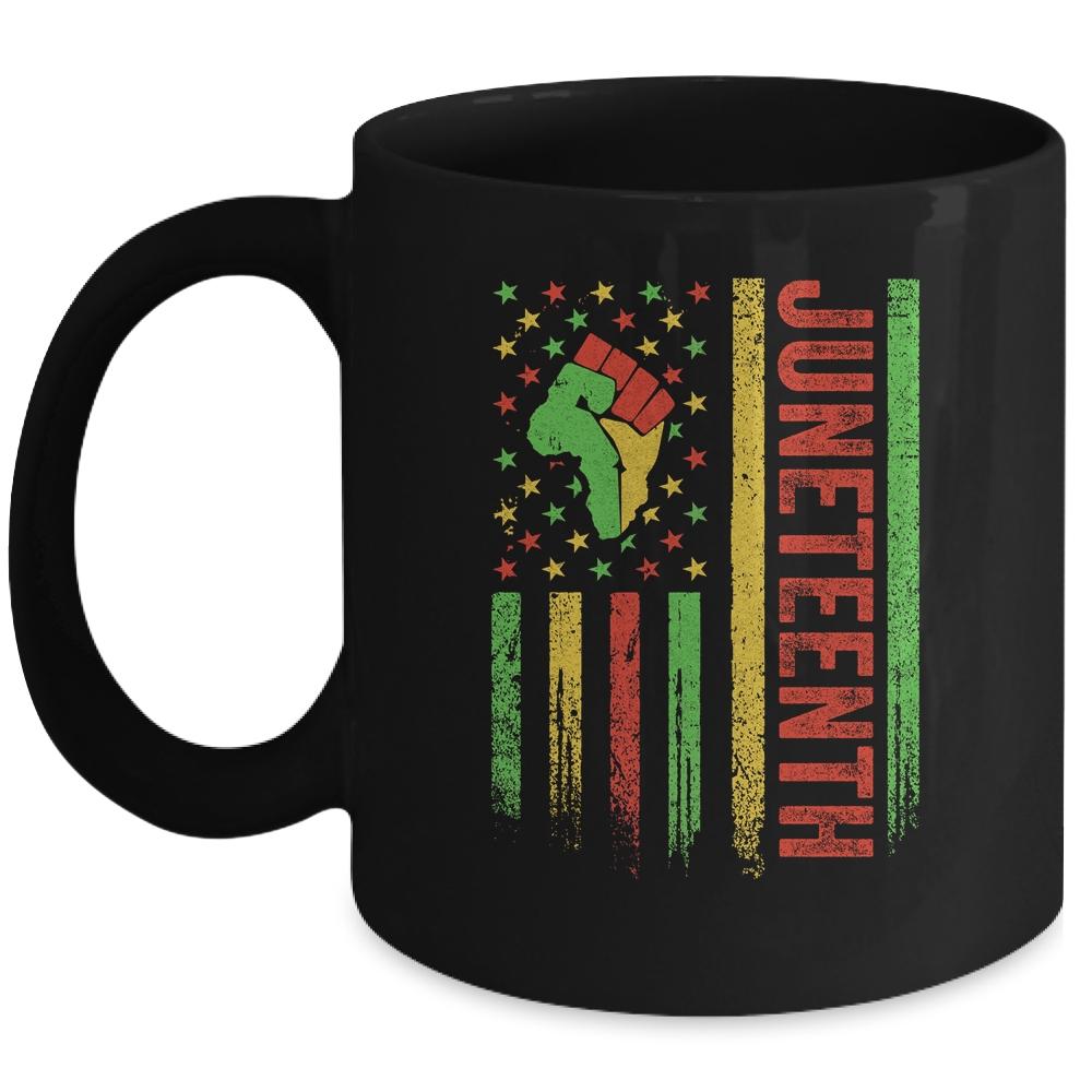 Juneteenth In Flag For Black History Day Black History Mug-Coffee Mug-Mug-Black