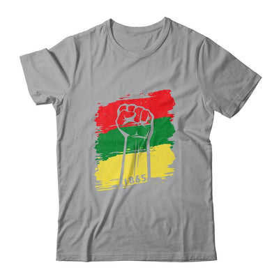 Juneteenth My Ancestors Free Black African Flag Pride-T-Shirt & Tank Top-Classic T-Shirt-Sport Grey