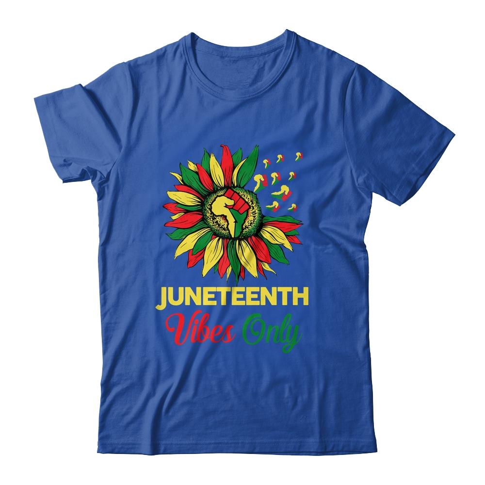 Juneteenth Vibes Melanin Black Girl Magic Women Girl-T-Shirt & Tank Top-Classic T-Shirt-Royal
