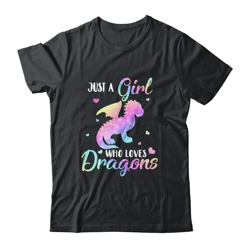 Just A Girl Who Loves Dragons Cute Dragon Teen Girls Gift
