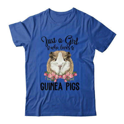 Just A Girl Who Loves Guinea Pigs Shirt Animal Lover-T-Shirt & Tank Top-Classic T-Shirt-Royal