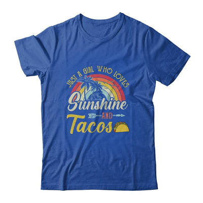 Just A Girl Who Loves Sunshine And Tacos-T-Shirt & Tank Top-Classic T-Shirt-Royal
