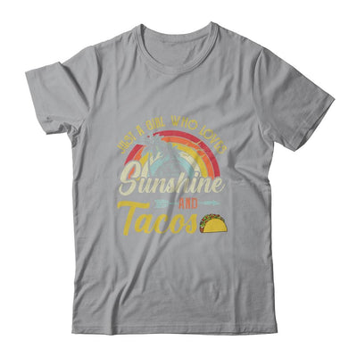 Just A Girl Who Loves Sunshine And Tacos-T-Shirt & Tank Top-Classic T-Shirt-Sport Grey