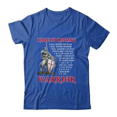 Knight Templar For Men Make No Mistake The Crusader-T-Shirt & Hoodie-Classic T-Shirt-Royal