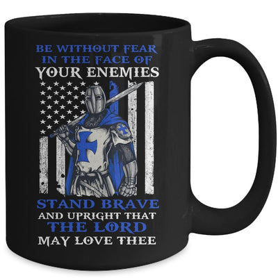 Knight Templar Police Officer Be Without Fear Crusader Men Mug-Coffee Mug-