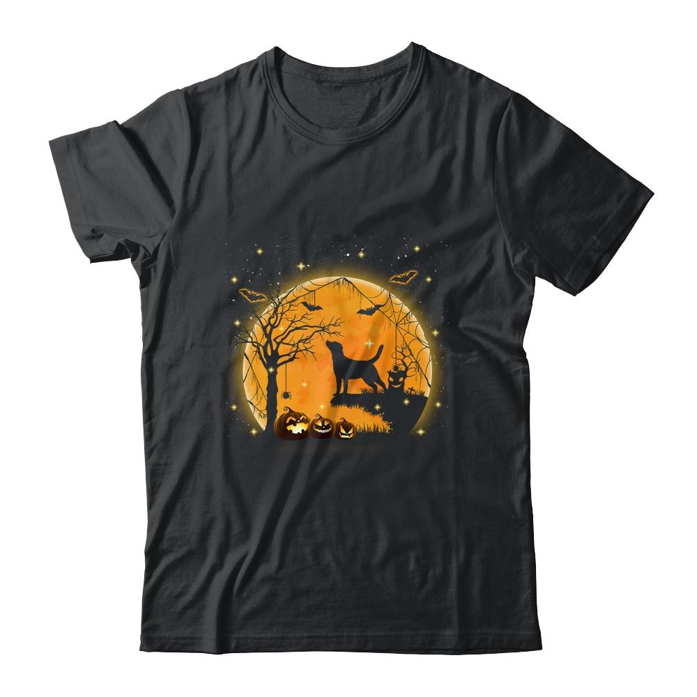 Labrador Dog And Moon Funny Halloween Costume Gift