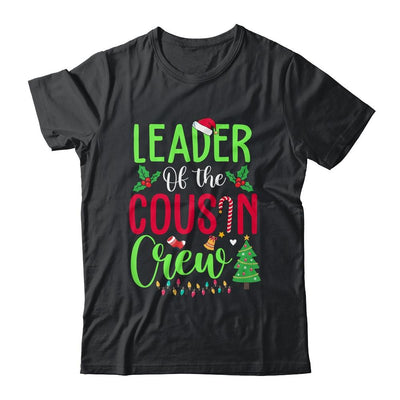 Leader Of The Cousin Crew Funny Christmas Family Gifts-T-Shirt & Sweatshirt-Classic T-Shirt-Black