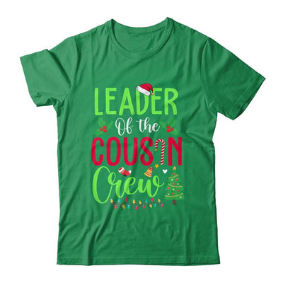 Leader Of The Cousin Crew Funny Christmas Family Gifts-T-Shirt & Sweatshirt-Classic T-Shirt-Irish Green