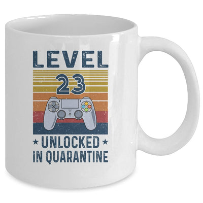 Level 23 Unlocked Video Gamer In Quarantine 23th Birthday Mug-Coffee Mug-Mug-White