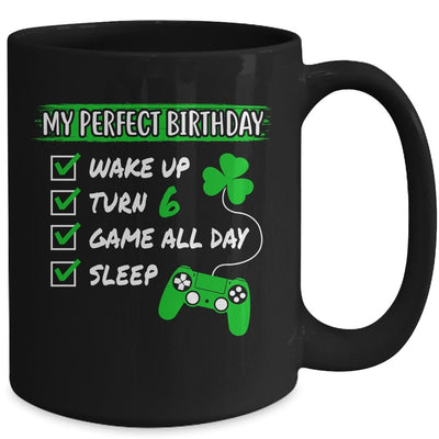 Level 6 Birthday Party 6 Years Old Video Games Perfect Birthday Mug-Coffee Mug-